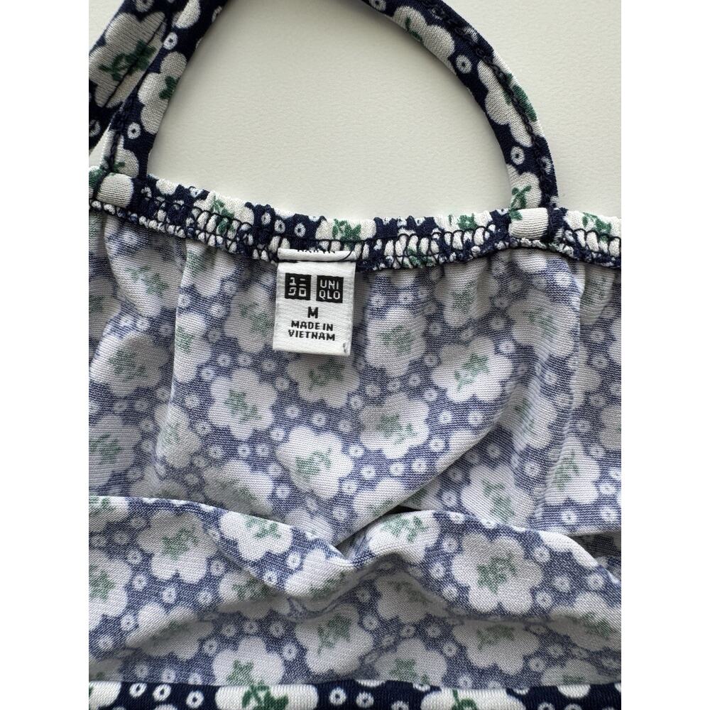 Uniqlo Women Midi Dress Size M Stretchy Summer Spring Lightweight - Picture 9 of 13